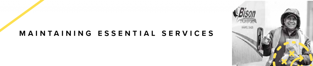 Maintaining essential services